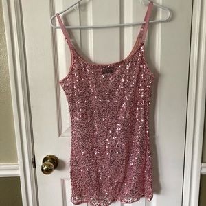 Gorgeous Pink Sparkly Tank
